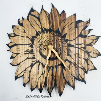 horloge tournesol