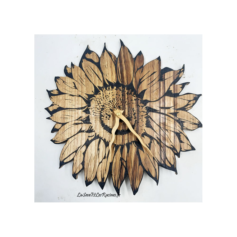 horloge tournesol