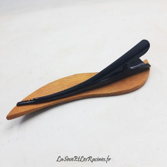 Barrette pince cheveux branche arbre pince canard bois artisanale