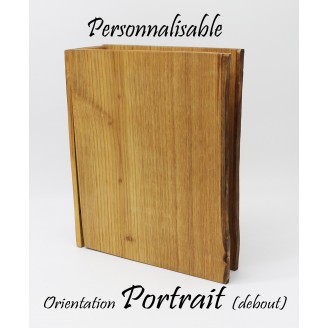album photo en bois personnalisable
