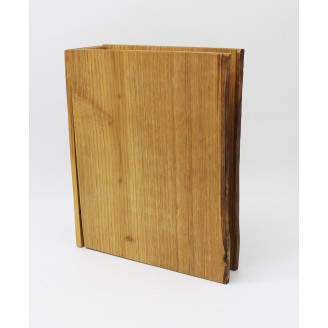 Livre d'or en bois personnalisable fabrication artisanale
