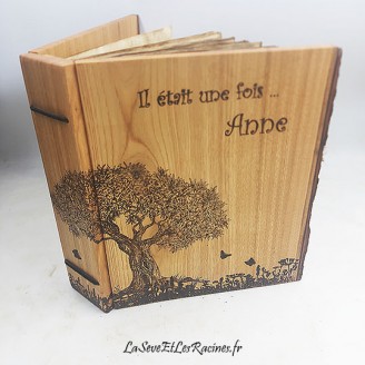 album photo artisanal en bois massif