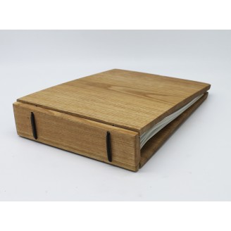 Livre d'or en bois personnalisable fabrication artisanale bio
