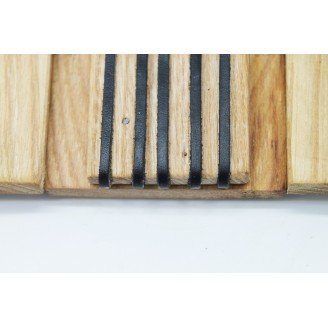 Reliure pour cahier en bois