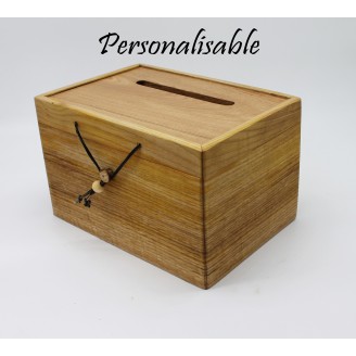 urne en bois massif personnalisable - fabrication artisanale francaise