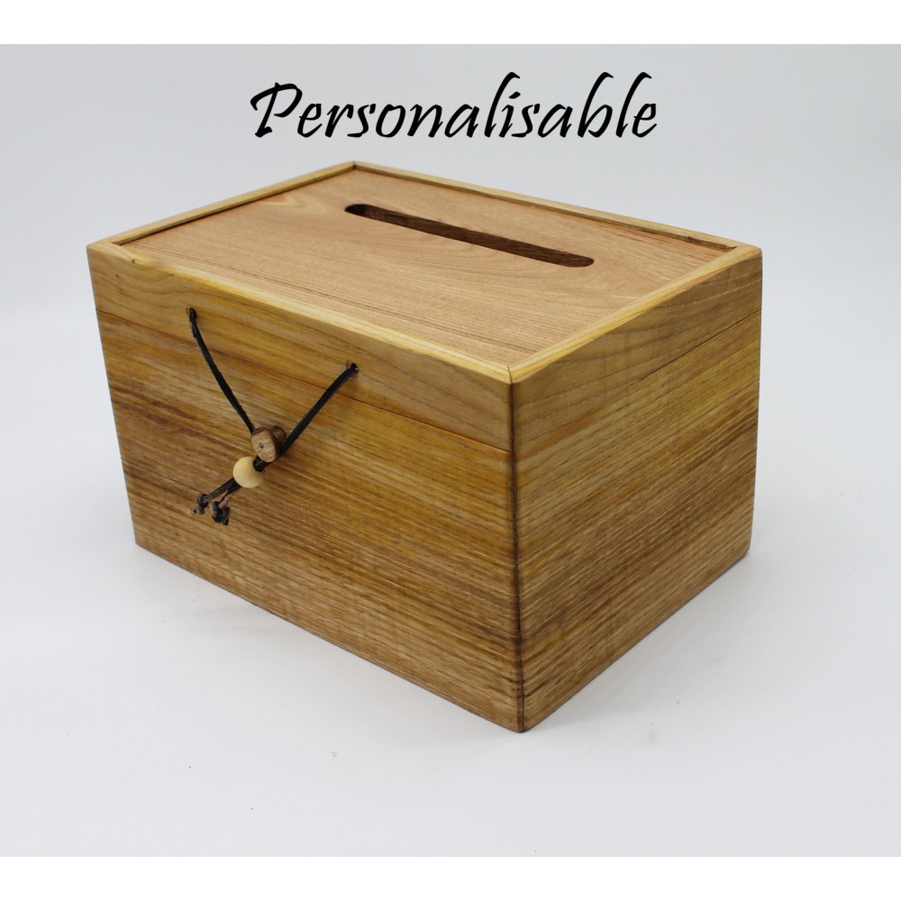 urne en bois massif personnalisable - fabrication artisanale francaise