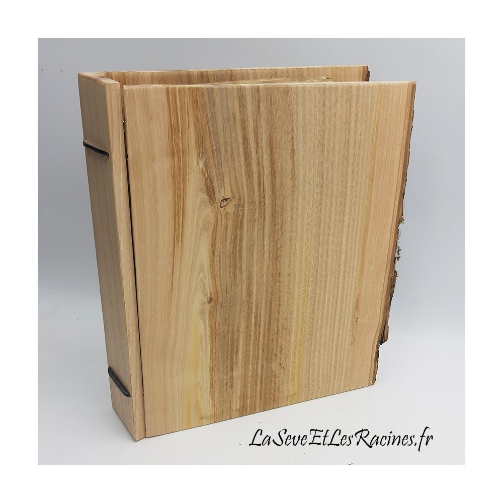 Album photo à customiser en bois fabrication artisanale scrapbooking