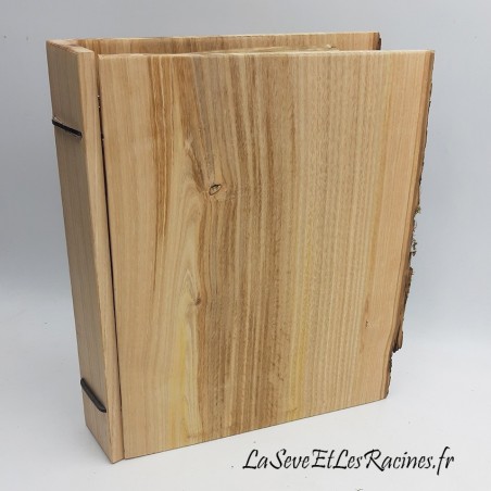 Album photo à customiser en bois fabrication artisanale scrapbooking