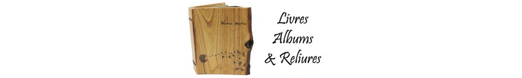 Livres, classeurs et albums en bois personnalisés | La Sève et les Racines