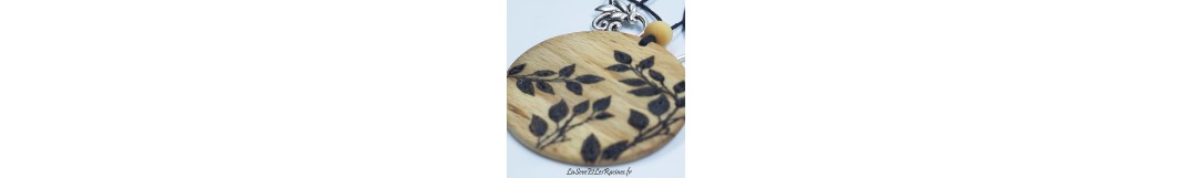 Colliers en bois | Bijoux artisanaux | La Sève et les Racines