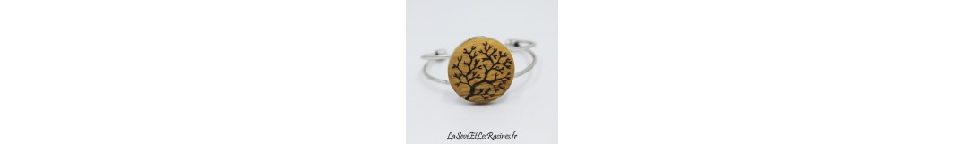 Bracelets en bois | Bijoux artisanaux | La Sève et les Racines