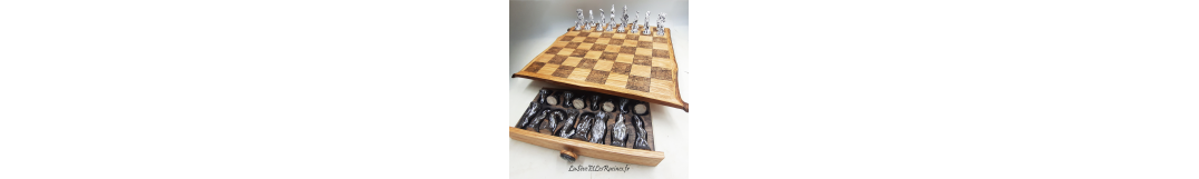 Jeux en bois originaux de luxe, fabrication artisanale