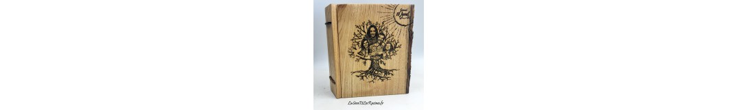 Albums photos en bois formats A4 personnalisables