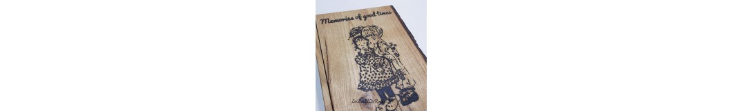 Album photo mariage en bois personnalisé | La Sève et les Racines