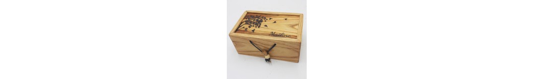 Boîte à bijoux en bois personnalisée | La Sève et les Racines