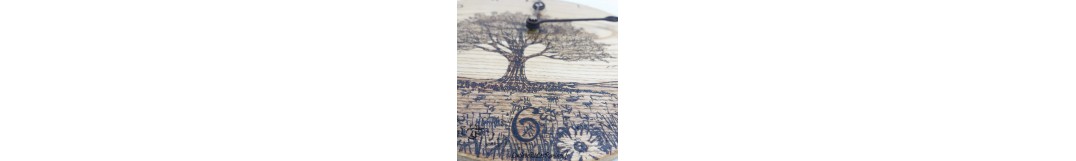 Horloges en bois pour la maison | La Sève et les Racines