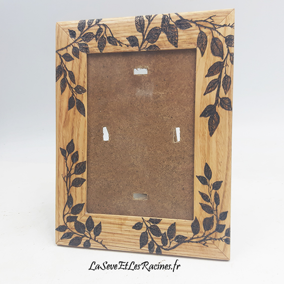 cadre photo personnalisé en bois