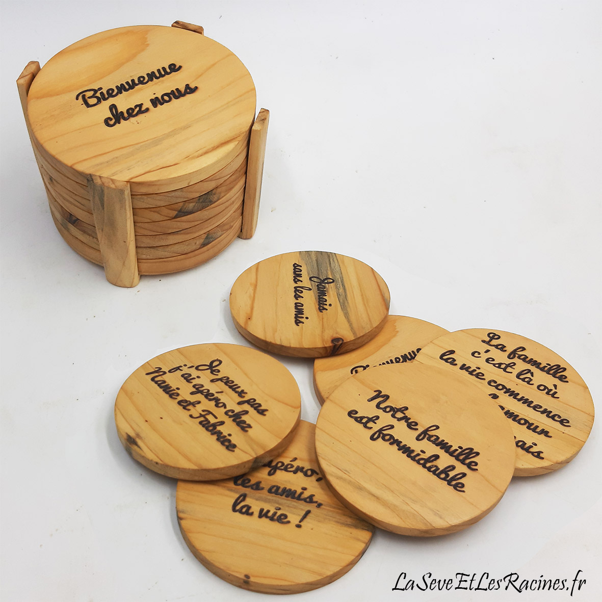 sous bocs personnalises en bois